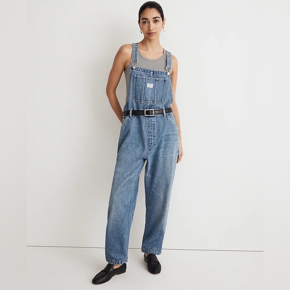 Madewell Denim - Madewell x Molly Dickson Oversized Overalls